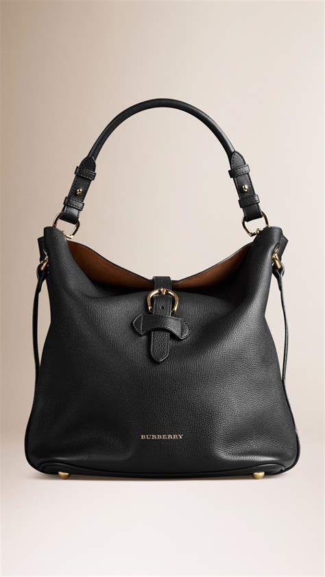 burberry medium buckle hobo bag|Burberry over the shoulder bags.